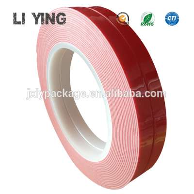 Liying Packaging Strong Sticky Very High Bonding Acrylic Adhesive Double Sided VHB PE Foam Tape